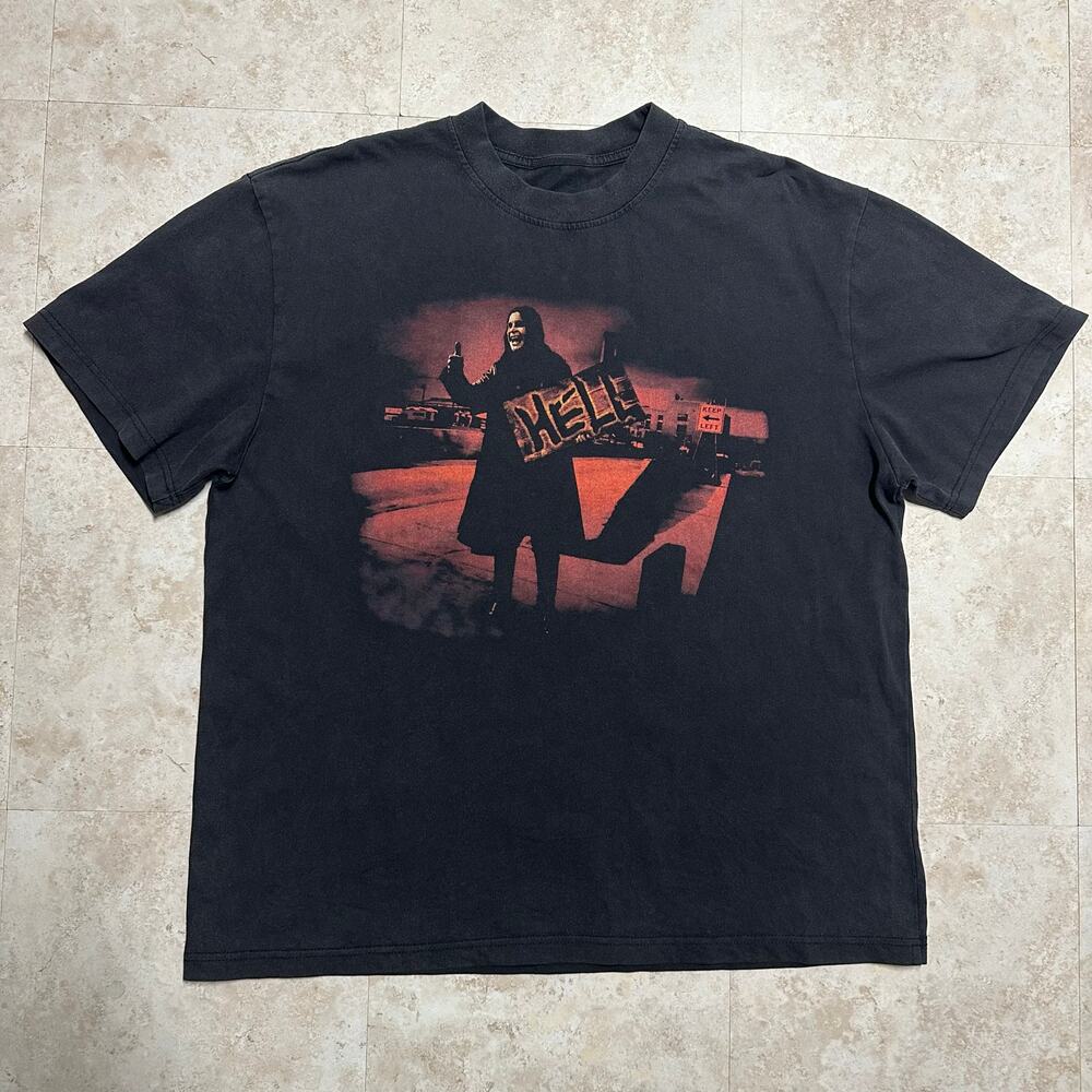 90s Vintage 1997 Ozzy Osbourne Hitchhiking to Hell T-Shirt XL
